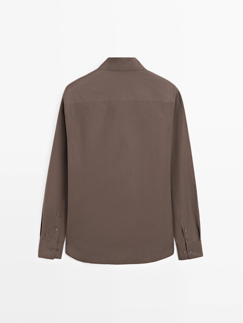 Рубашка свободного кроя из 100% хлопка - limited