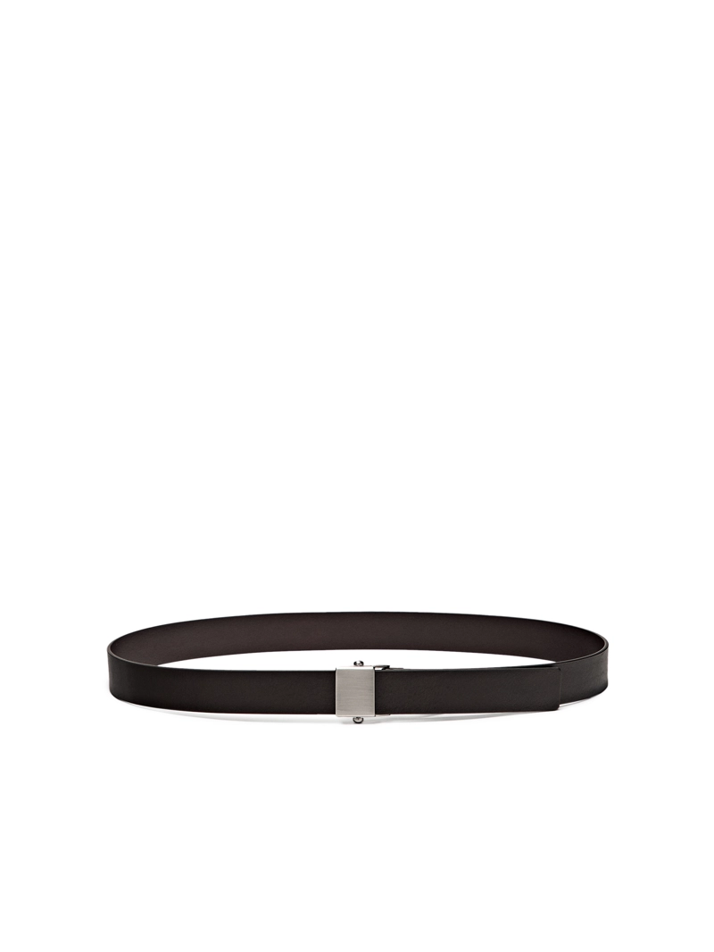 Ремень из натуральной кожи nappa с пряжкой - limited