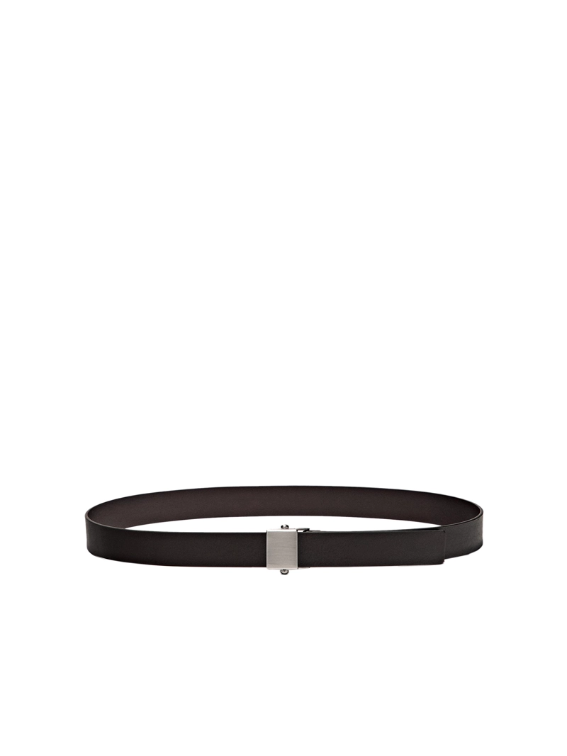 Ремень из натуральной кожи nappa с пряжкой - limited