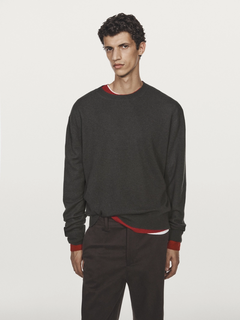 Свитер из шерсти и кашемира