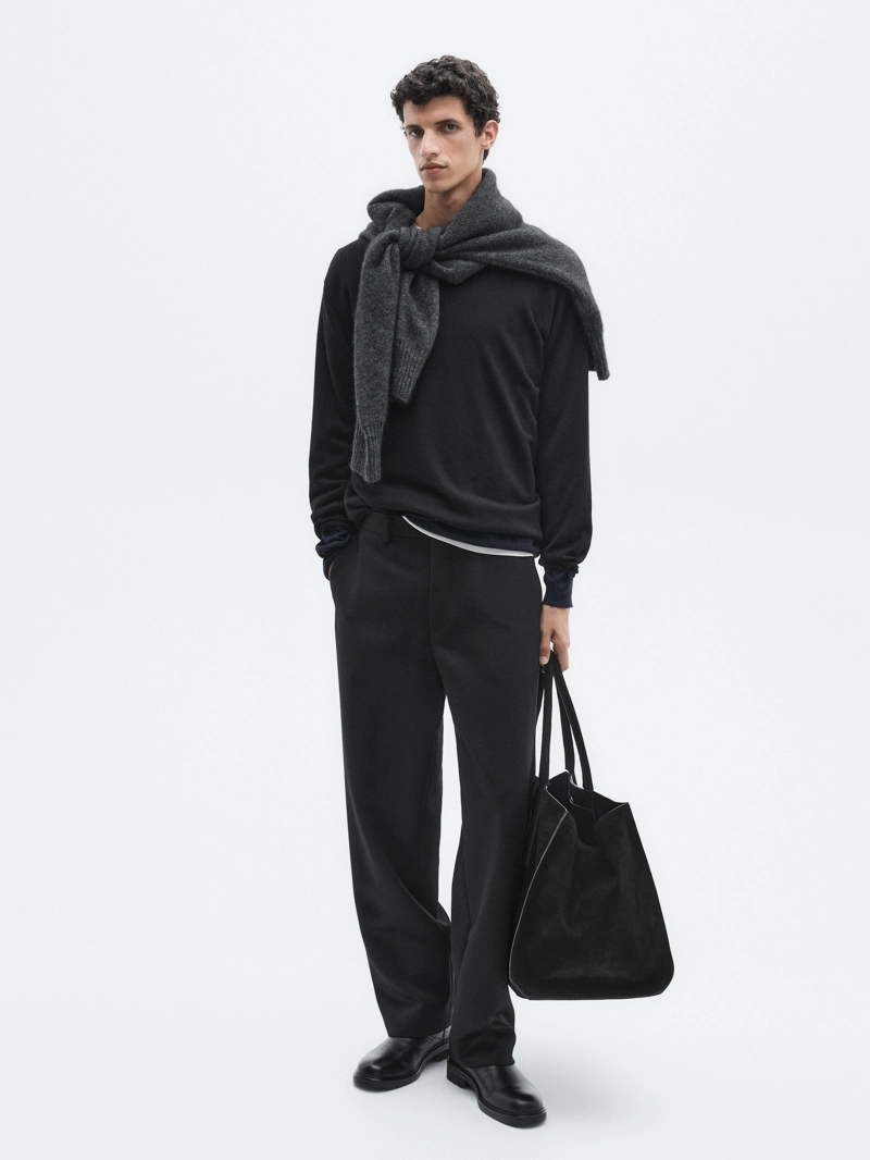 Джемпер с круглым вырезом из 100% кашемира - limited