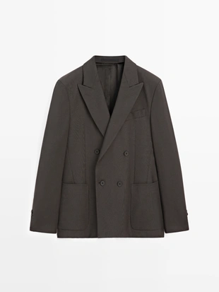 Купить Massimo Dutti Пиджак с заостренными лацканами - LIMITED