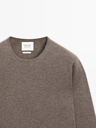 Джемпер с круглым вырезом из 100% кашемира - LIMITED- Заказать в России