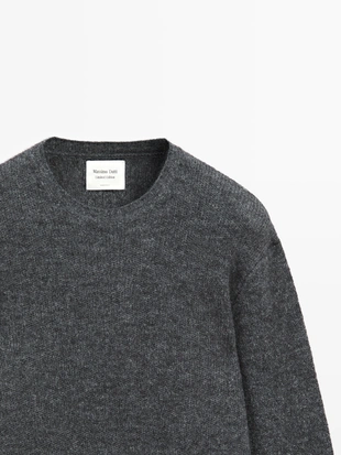 Свитер из альпакиевой смеси- Заказать в России