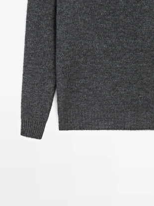 Свитер из альпакиевой смеси- Заказать в России