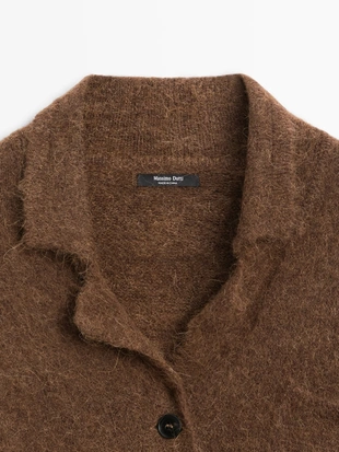 Кардиган из смесовой альпаки с карманами- Заказать в России