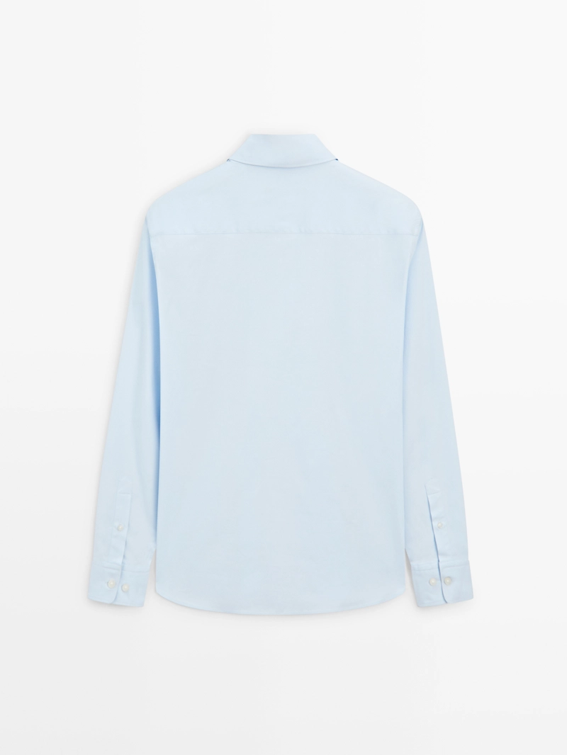 Рубашка slim fit stretch