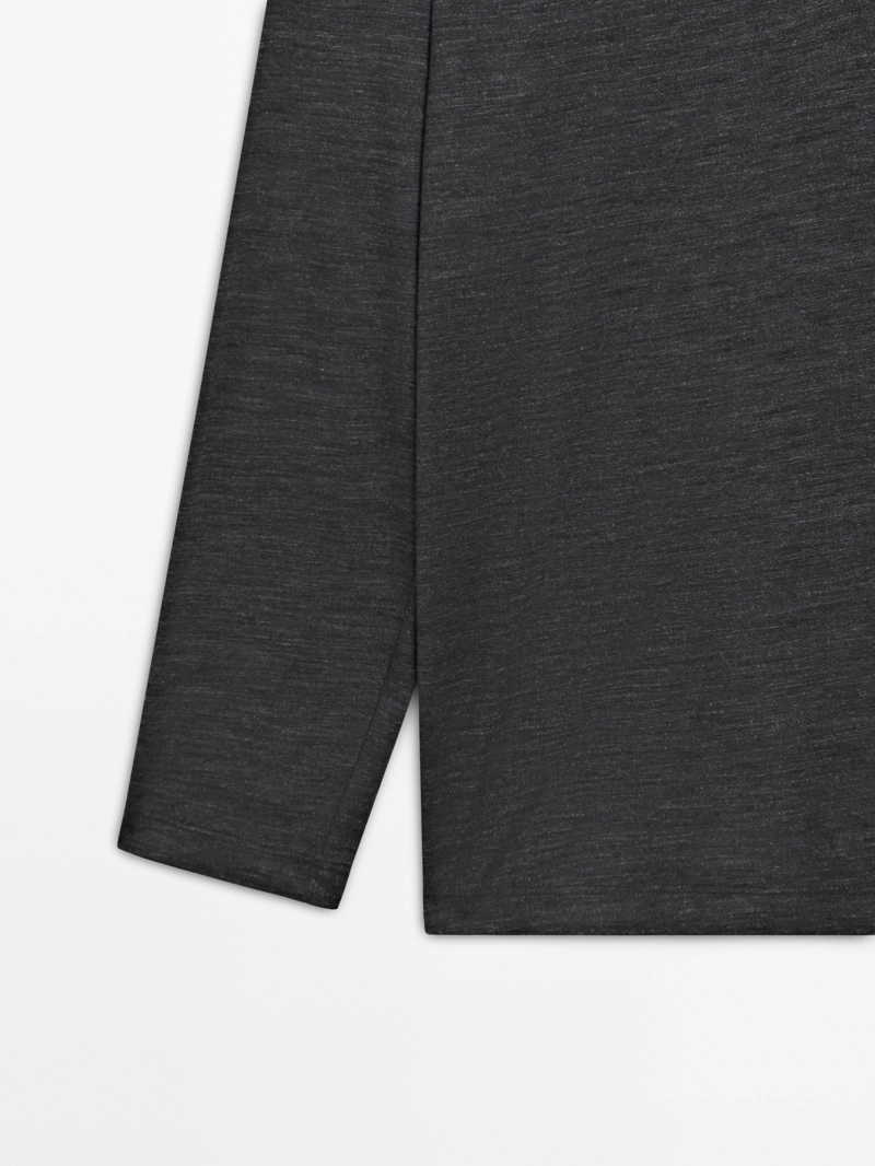 Поло-свитер из шерстяной смеси