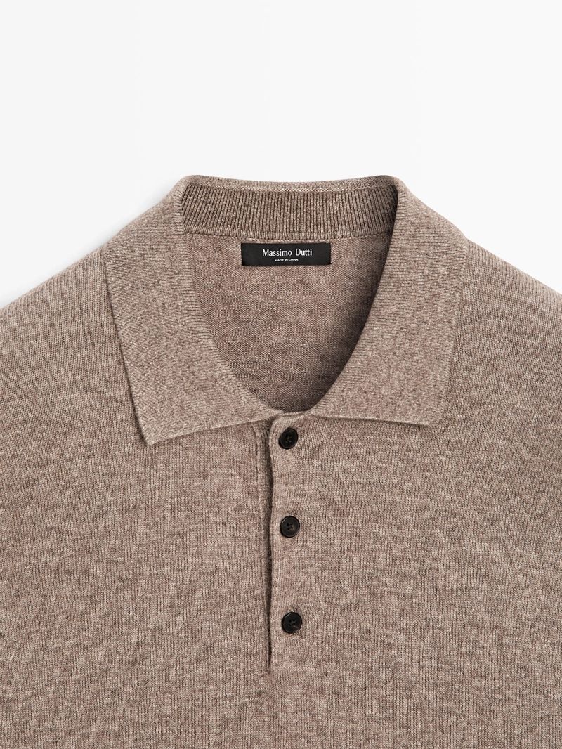 Свитер из смесовой шерсти йака