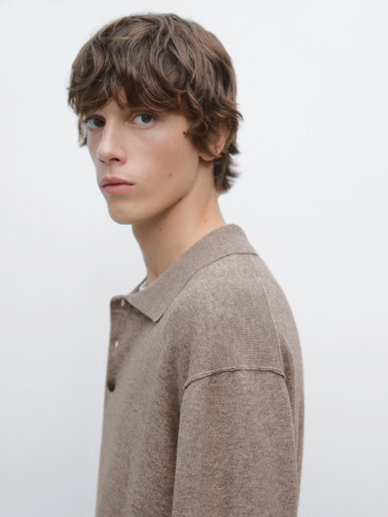 Свитер из смесовой шерсти йака