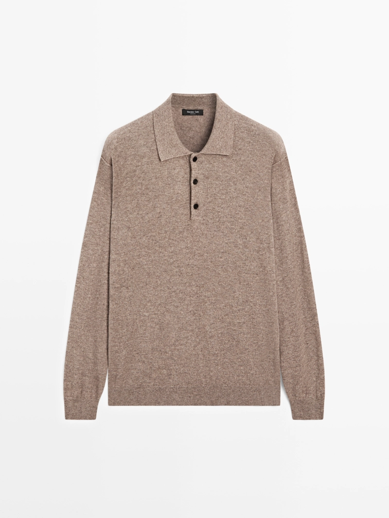 Свитер из смесовой шерсти йака