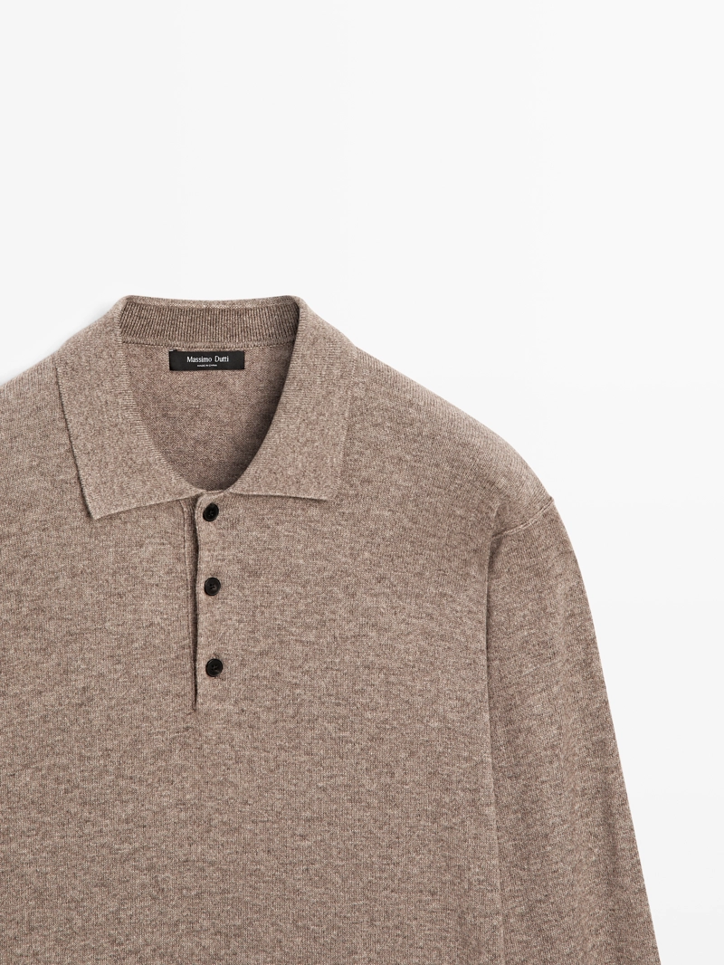 Свитер из смесовой шерсти йака