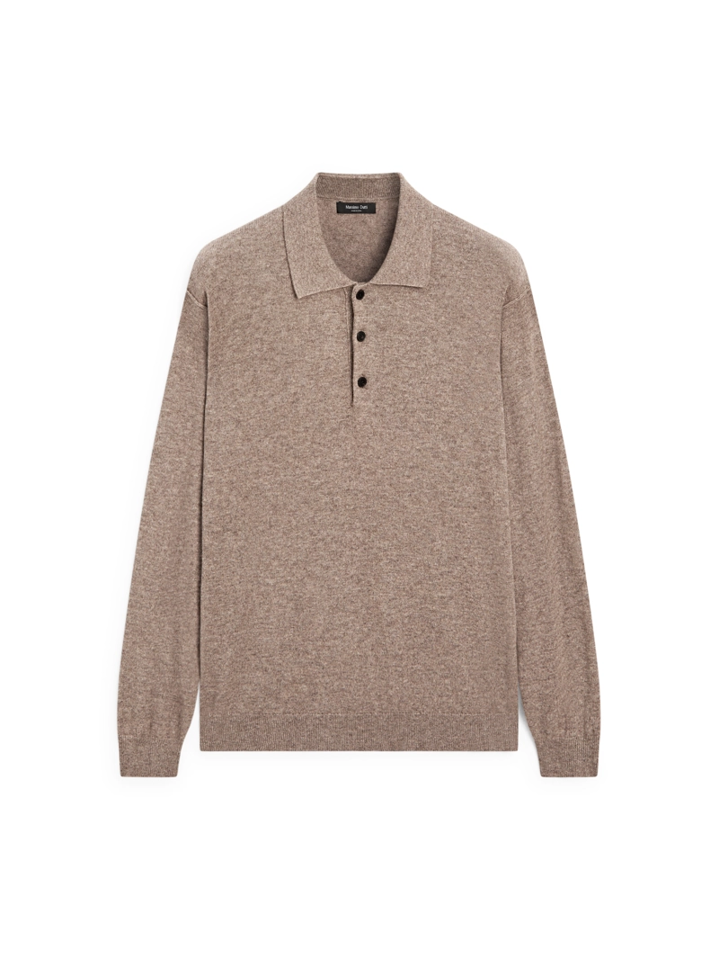 Свитер из смесовой шерсти йака