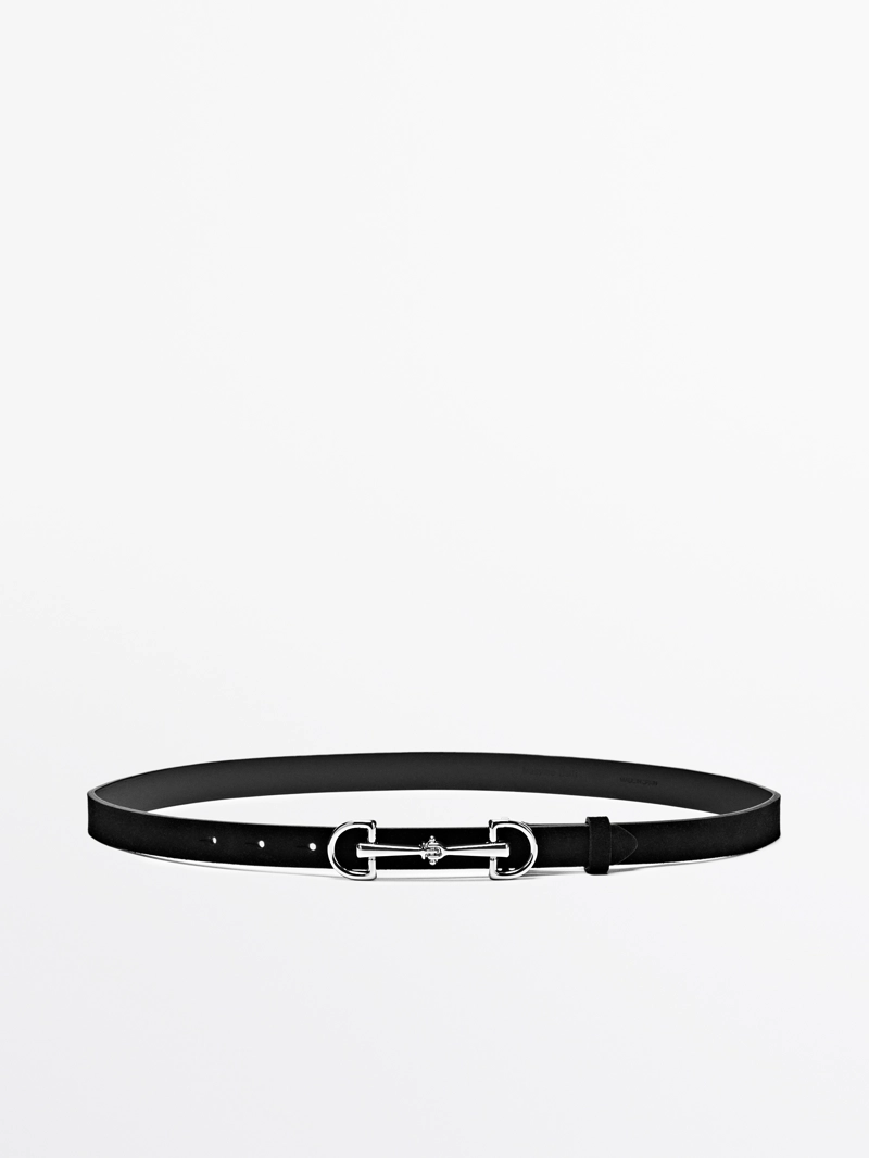 Ремень из замши equestrian