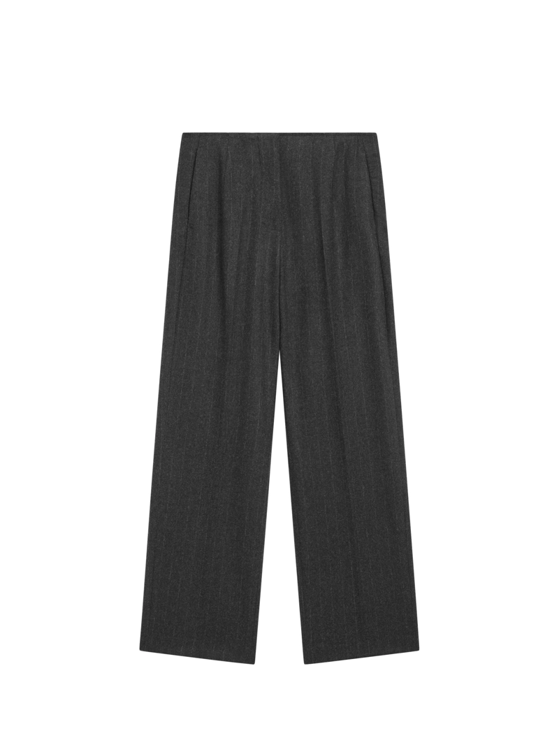 Полосатые брюки из шерстяной смеси