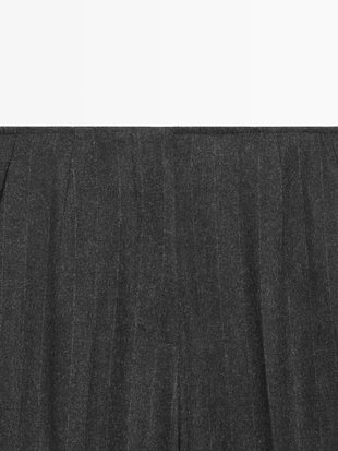 Полосатые брюки из шерстяной смеси- Заказать в России