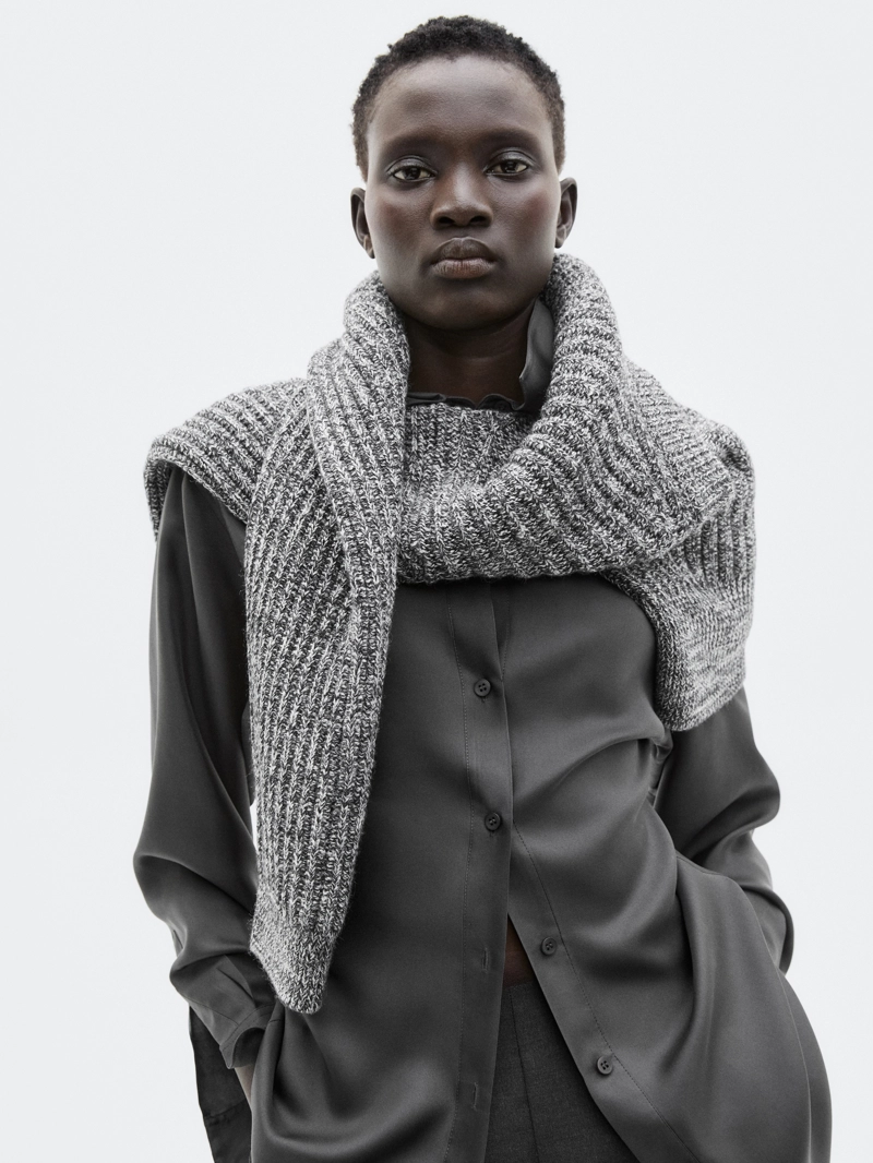 Рубашка из 100% шелка с приталенным силуэтом - limited