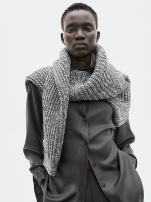 Рубашка из 100% шелка с приталенным силуэтом - LIMITED- Заказать в России