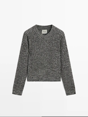 Свитер с ворсом из 100% шерсти - LIMITED- Заказать в России