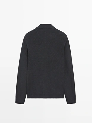 Куртка-бомбер из шерсти и замши- Заказать в России