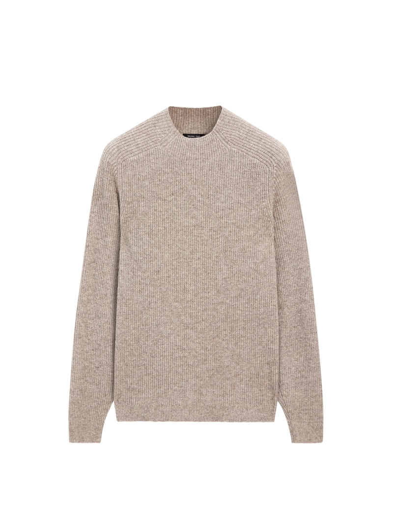 Свитер с высоким воротником из шерстяной смеси