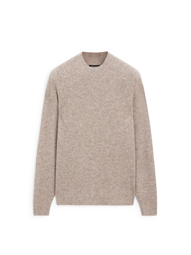 Свитер с высоким воротником из шерстяной смеси