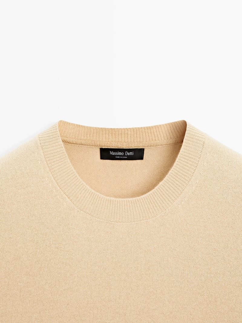 Свитер с круглым вырезом из шерстяной смеси