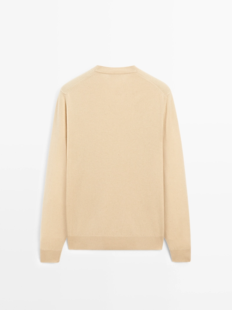 Свитер с круглым вырезом из шерстяной смеси