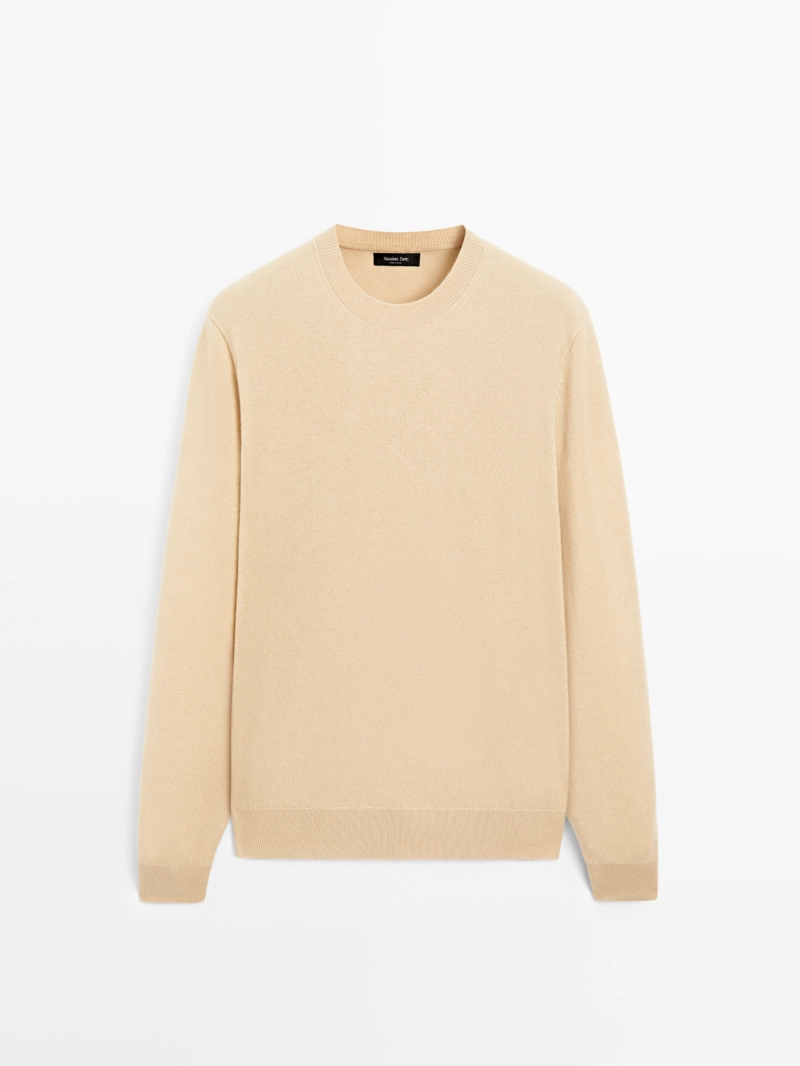 Свитер с круглым вырезом из шерстяной смеси