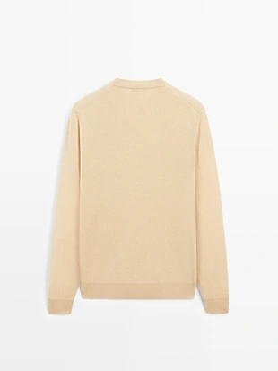 Свитер с круглым вырезом из шерстяной смеси- Заказать в России