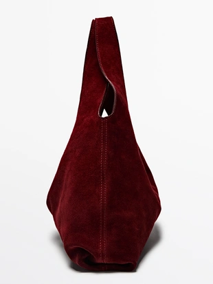 MEDIUM SPLIT LEATHER LADY BAG- Заказать в России