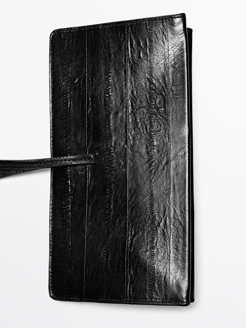 Сумка из текстурированной кожи