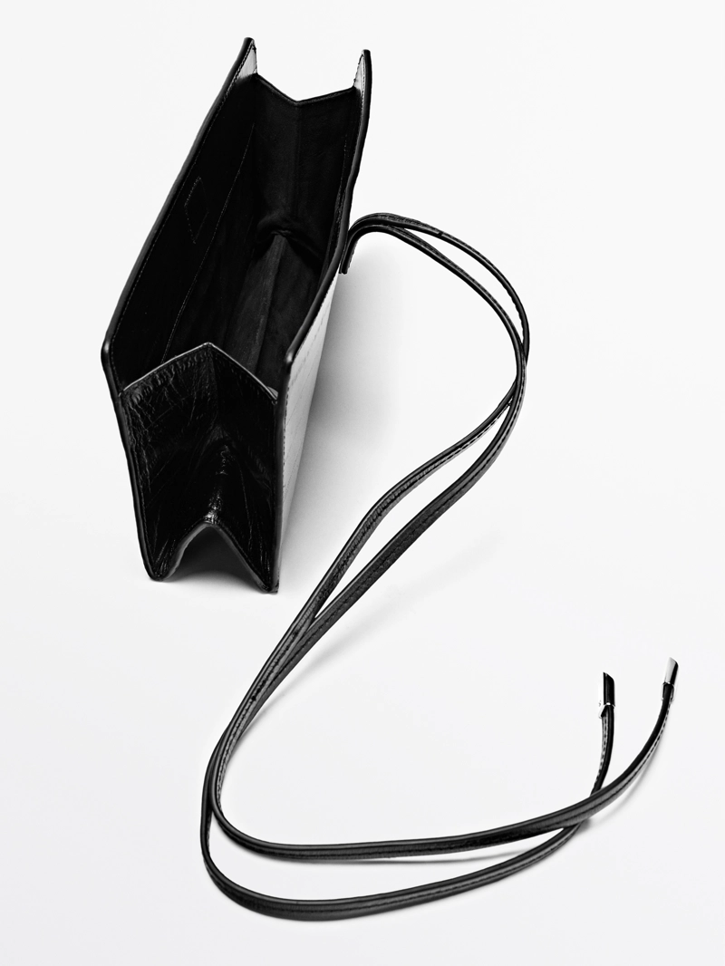 Сумка из текстурированной кожи