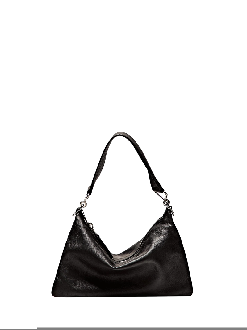 Сумка из мягкой кожи с отделениями