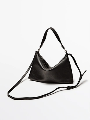 Сумка из мягкой кожи с отделениями- Заказать в России