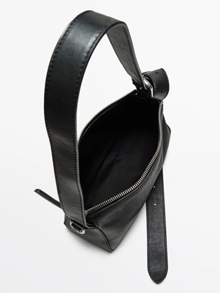 Сумка из натуральной кожи неплохого качества с пряжкой- Заказать в России