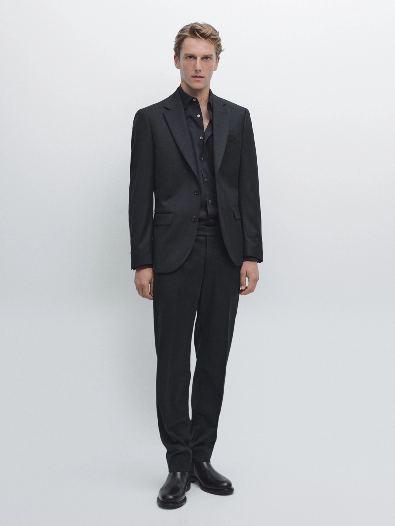 Брюки для костюма из шерстяной смеси