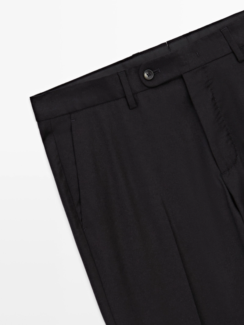 Брюки для костюма из шерстяной смеси