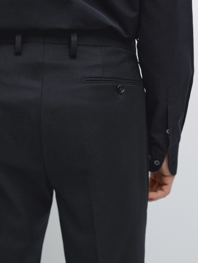 Брюки для костюма из шерстяной смеси
