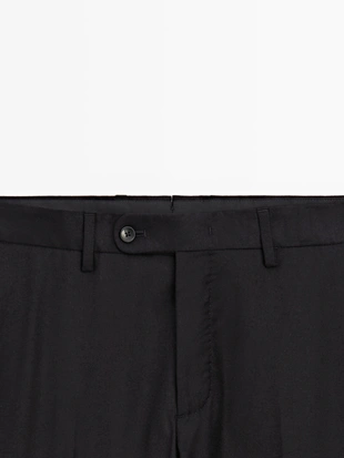 Брюки для костюма из шерстяной смеси- Заказать в России