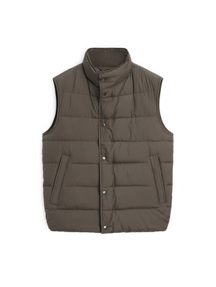 Пуховой жилет с водоотталкивающим покрытием и смесью пуха- Заказать в России