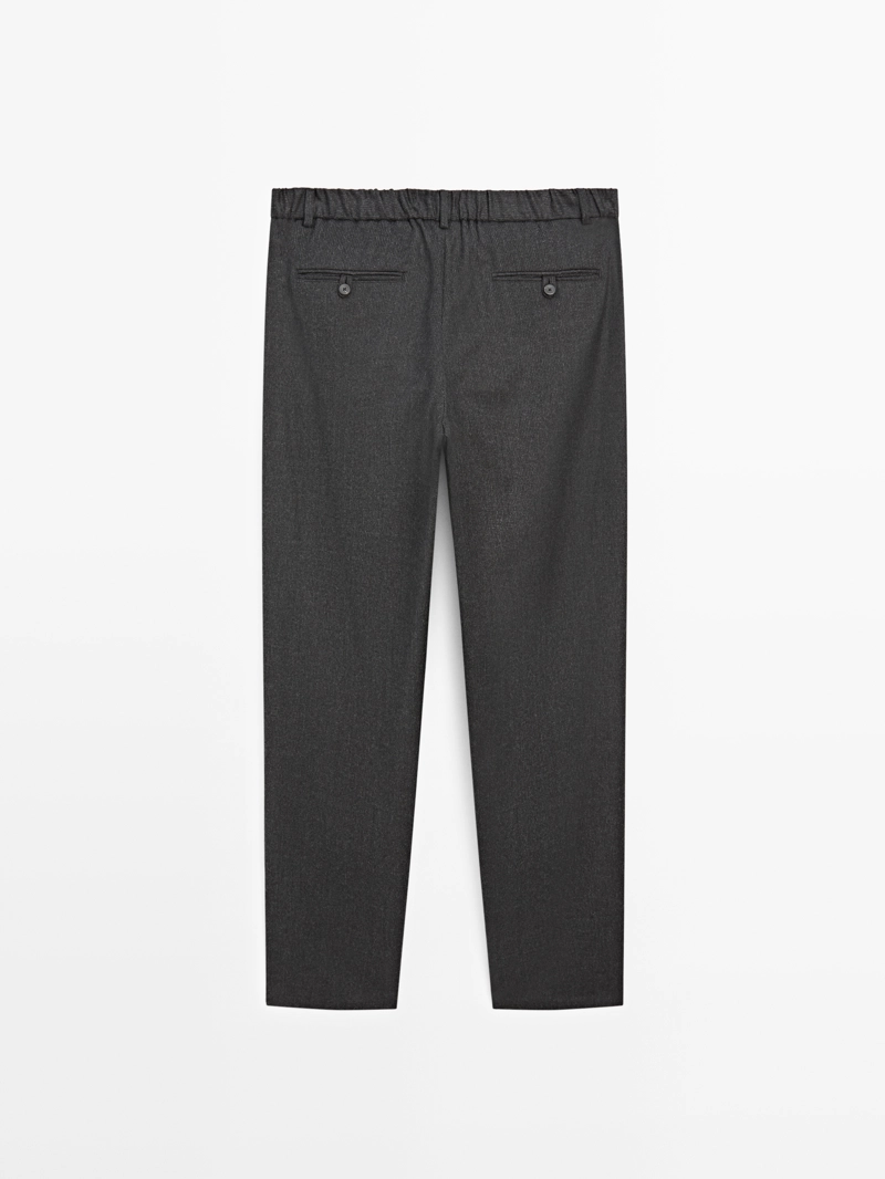 Брюки прямого кроя в клетку