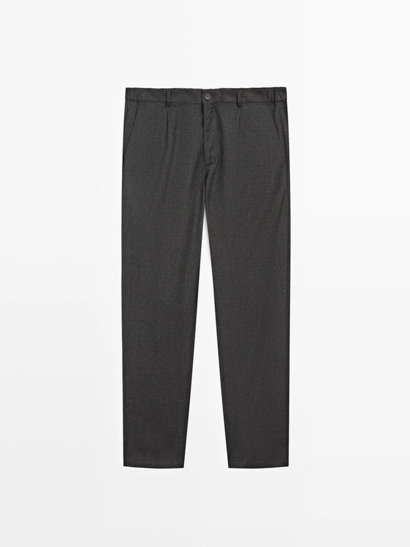 Брюки прямого кроя в клетку