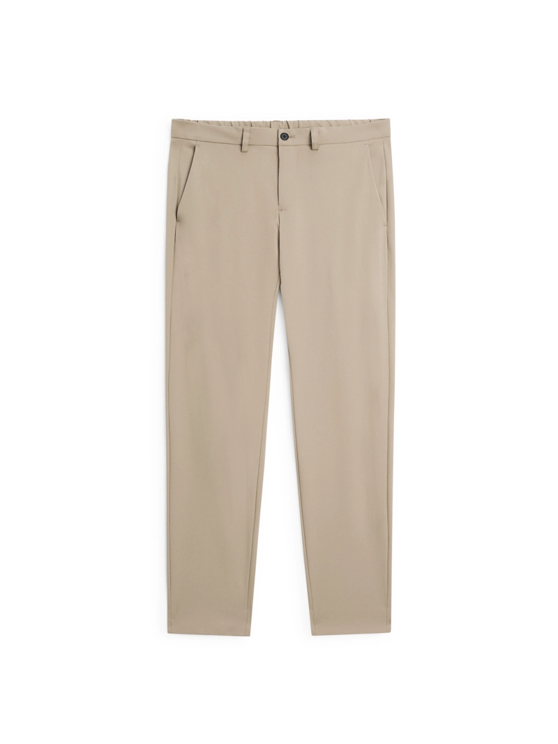 Брюки с широкими линиями regular-fit из технической ткани