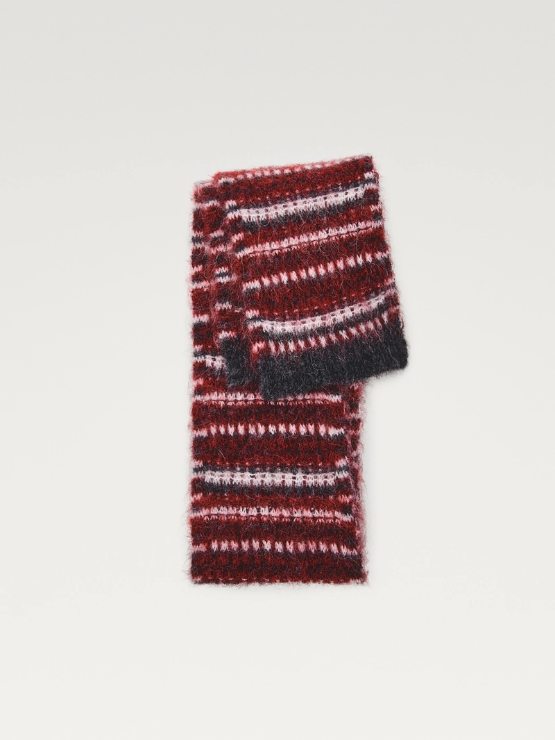 Платок из тонкой шерсти альпаки с жаккардовым узором