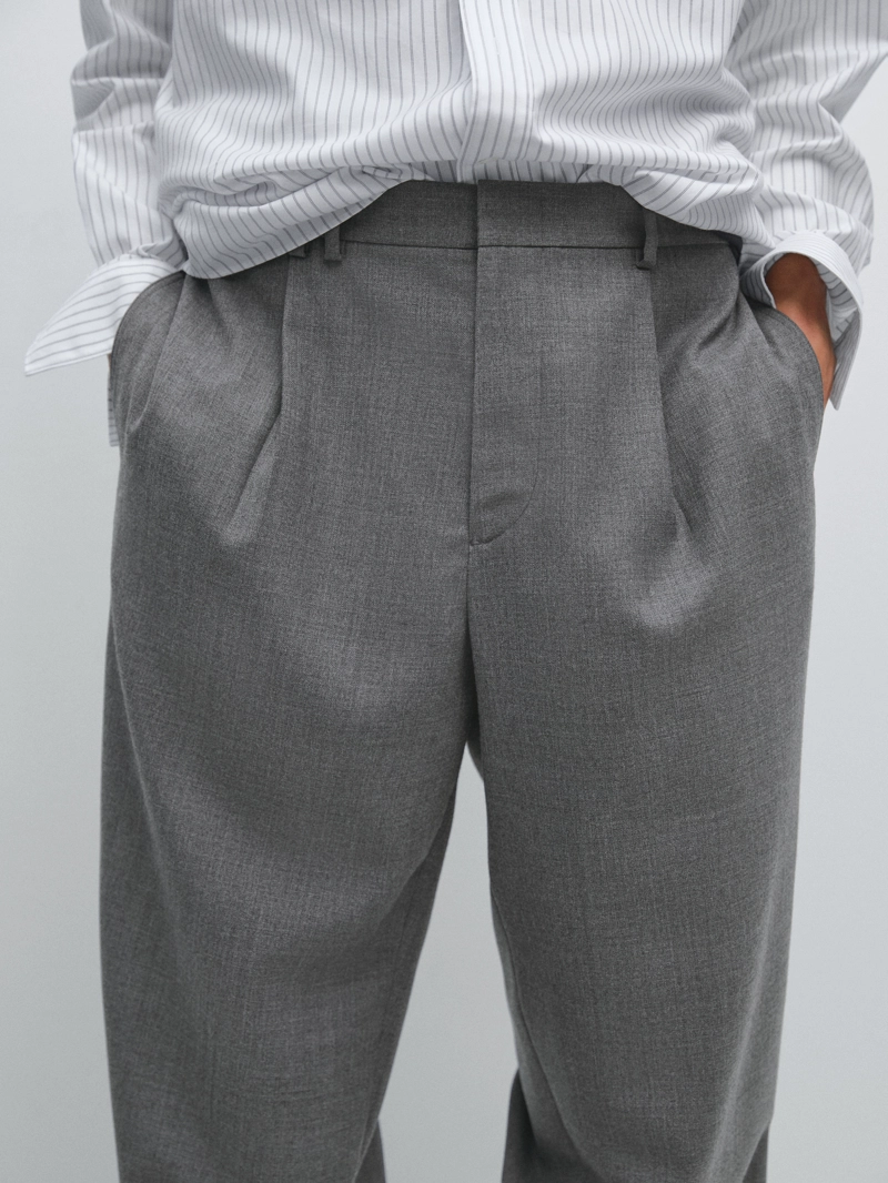 Брюки свободного кроя