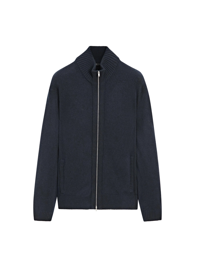 Кардиган из шерстяной смеси с деталями на молнии