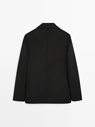 Пиджак из шерстяной смеси с двойным слоем- Заказать в России