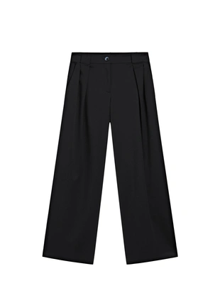 Широкие брюки с рельефными складками- Заказать в России