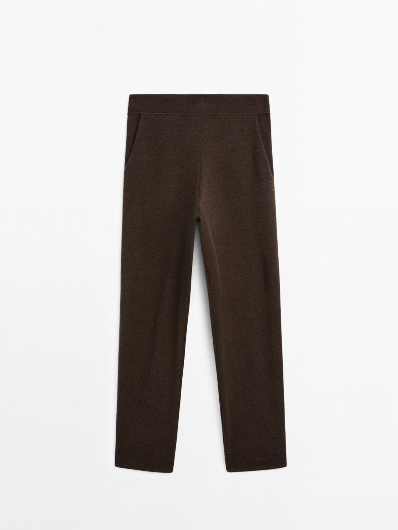 Брюки 100% кашемировые свободного кроя